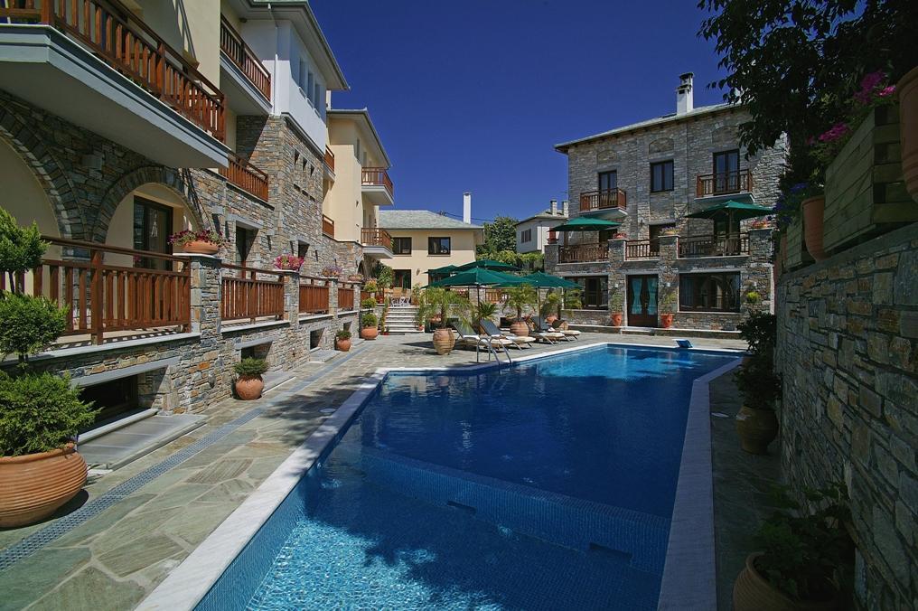 Maritsas Hotel & Suites Portaria  Ngoại thất bức ảnh