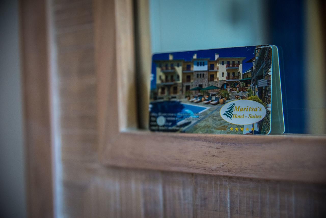 Maritsas Hotel & Suites Portaria  Ngoại thất bức ảnh